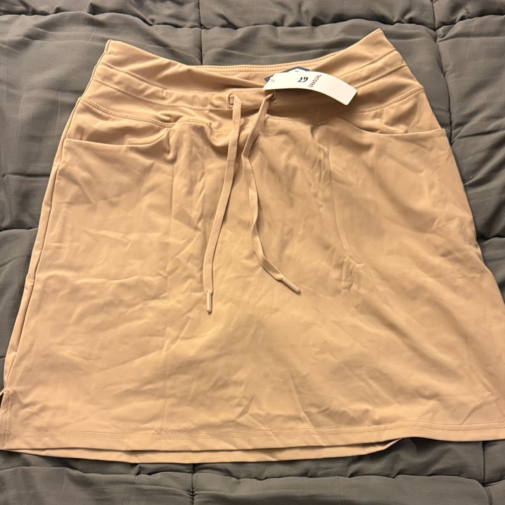 Women's Tan Skort